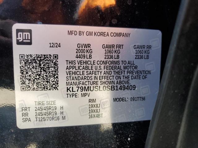2025 CHEVROLET TRAILBLAZE KL79MUSL0SB149409