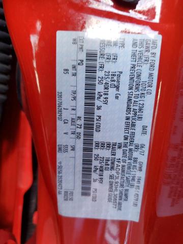 2017 FORD FOCUS ST - 1FADP3L93HL308577