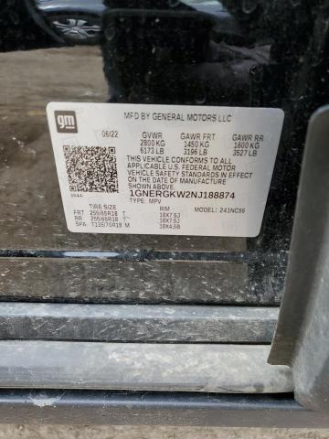 2022 CHEVROLET TRAVERSE L - 1GNERGKW2NJ188874