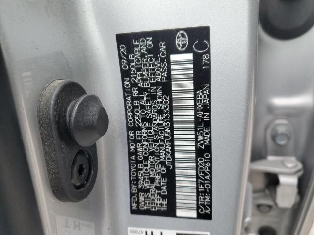 2021 TOYOTA PRIUS SPEC JTDKAMFU5M3133302