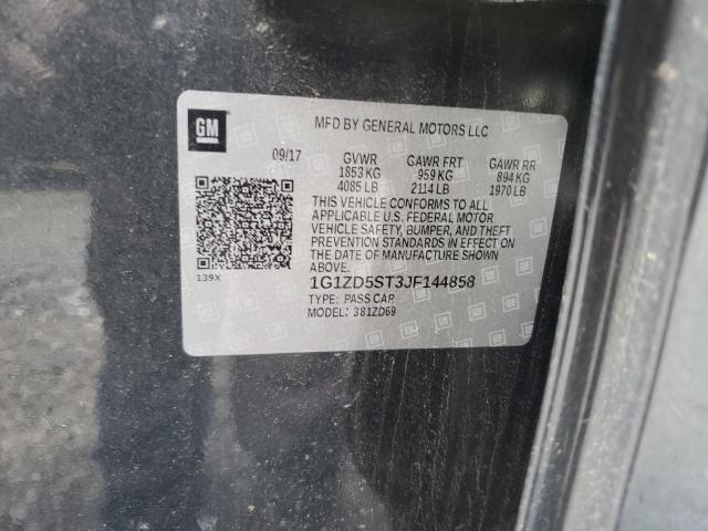 2018 CHEVROLET MALIBU LT - 1G1ZD5ST3JF144858