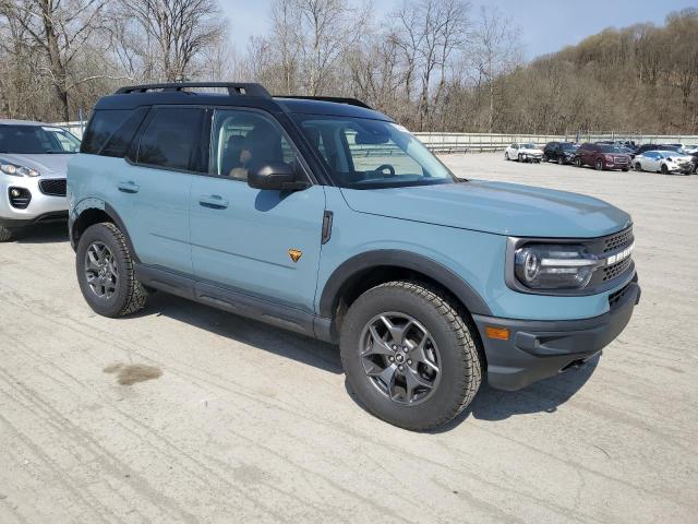 Vin: 3fmcr9d92mra00695, lot: 53674135, ford bronco badlands 20214