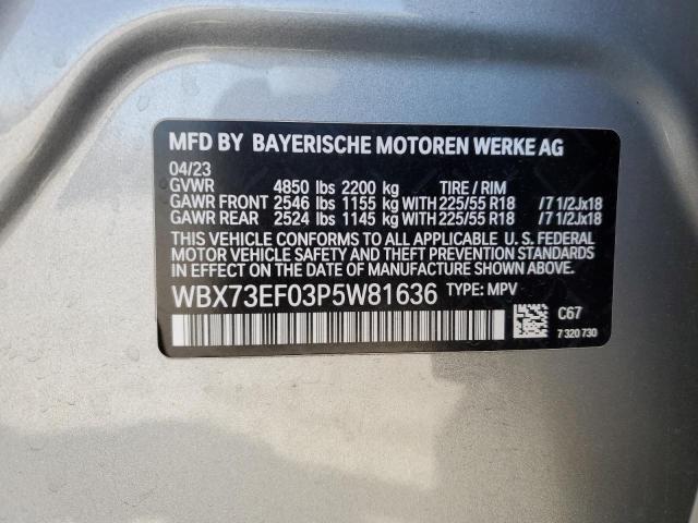2023 BMW X1 XDRIVE2 - WBX73EF03P5W81636