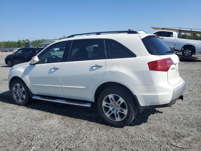 ACURA MDX TECHNO 2009 white  gas 2HNYD28649H527456 photo #3