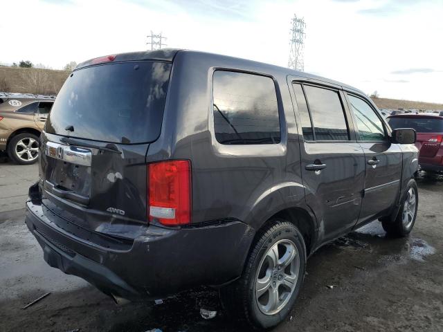 HONDA PILOT EX 2012 brown  gas 5FNYF4H42CB003066 photo #4
