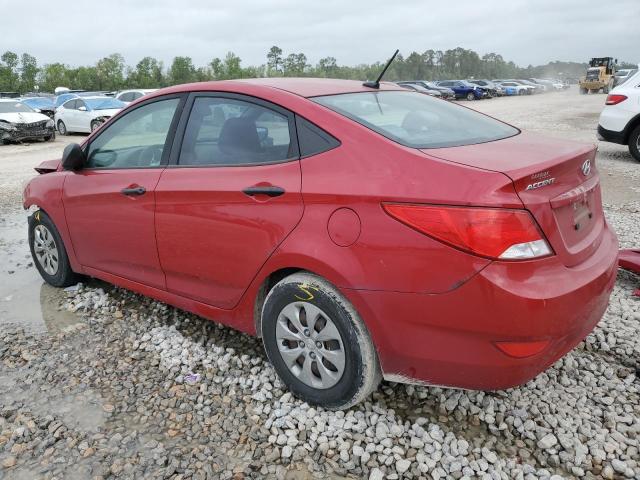 HYUNDAI ACCENT SE 2017 red  gas KMHCT4AE0HU306637 photo #3