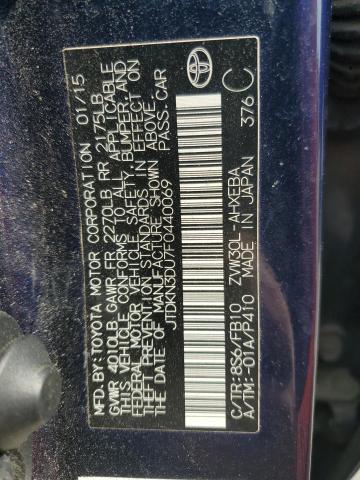 2015 TOYOTA PRIUS - JTDKN3DU7F0440069