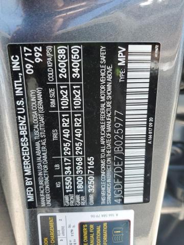 2018 MERCEDES-BENZ GLS 550 4M 4JGDF7DE7JB025977