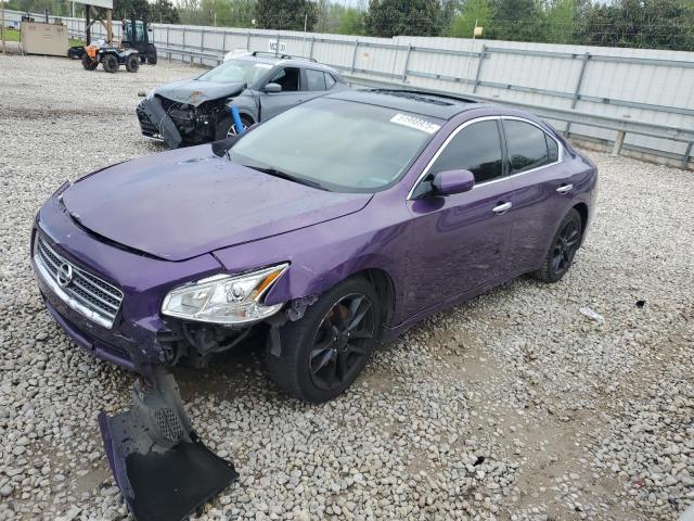 NISSAN MAXIMA S 2009 purple  gas 1N4AA51E89C821650 photo #1
