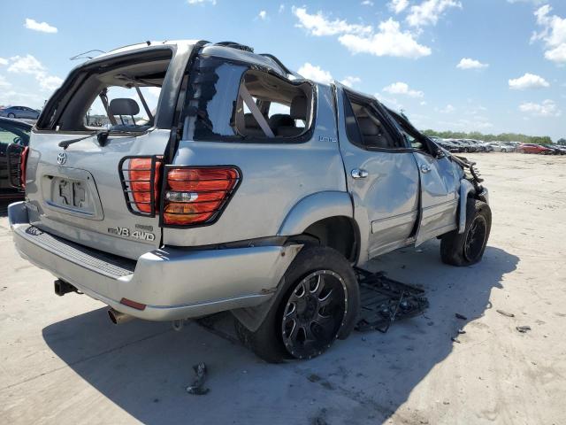 TOYOTA SEQUOIA LI 2002 silver  gas 5TDBT48A92S117919 photo #4