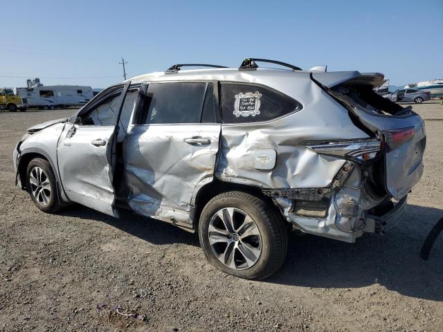 TOYOTA HIGHLANDER 2020 silver  hybrid engine 5TDHBRCH8LS502971 photo #3