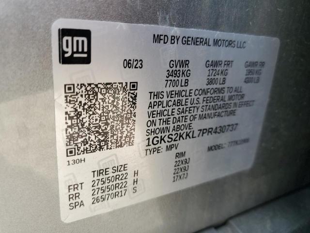2023 GMC YUKON XL D 1GKS2KKL7PR430737