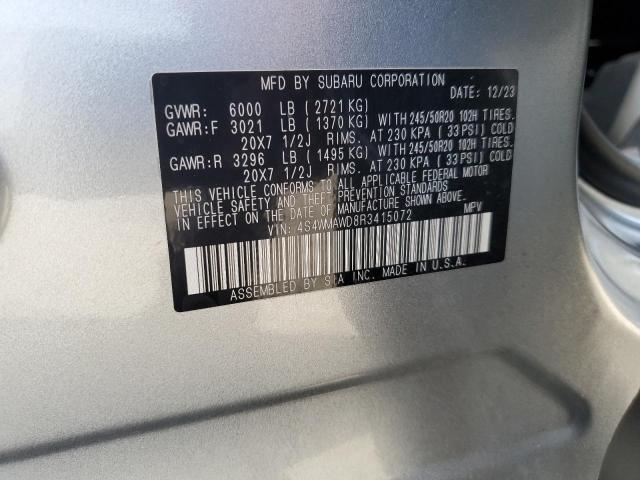 2024 SUBARU ASCENT TOU 4S4WMAWD8R3415072