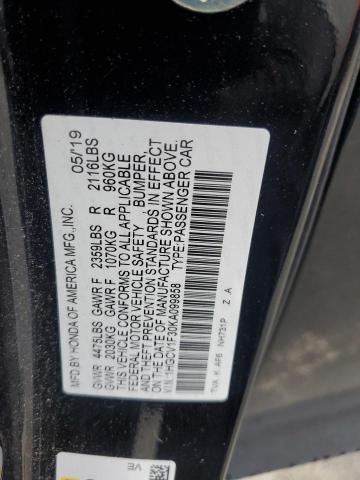 2019 HONDA ACCORD SPO - 1HGCV1F30KA099858