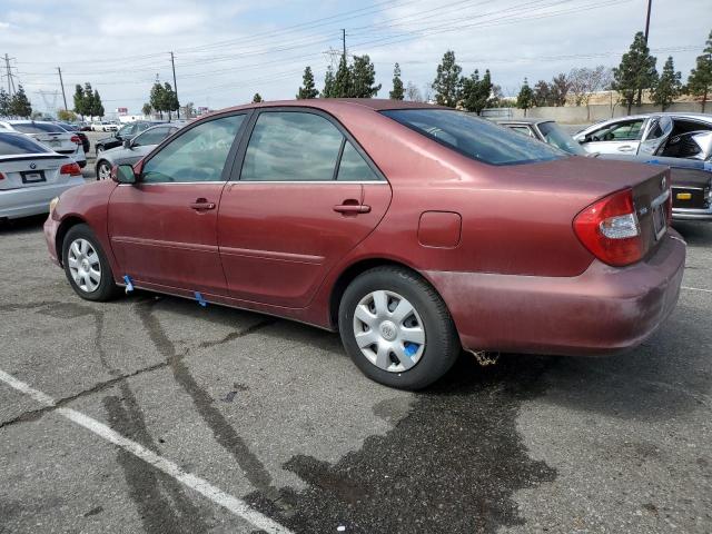 TOYOTA CAMRY LE 2003 red  gas 4T1BE32K43U230319 photo #3