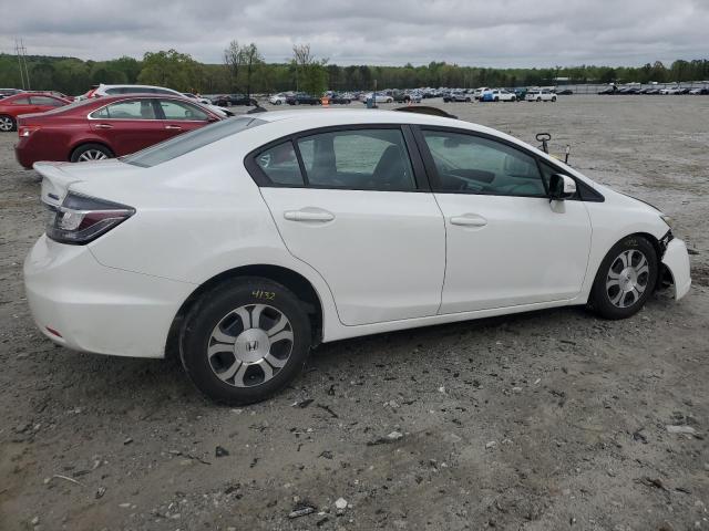 Vin: 19xfb4f21de004141, lot: 51447685, honda civic hybrid 20133