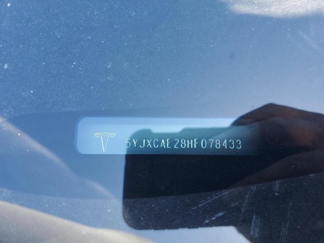 2017 TESLA MODEL X - 5YJXCAE28HF078433
