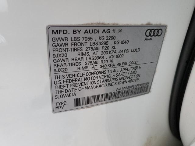 2015 AUDI Q7 TDI PRE WA1WMBFE6FD012209