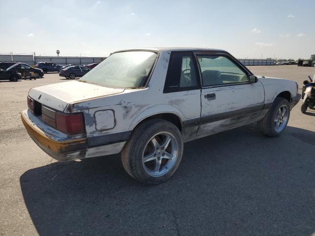 FORD MUSTANG LX 1991 white sedan 2 gas 1FACP40M7MF122141 photo #4