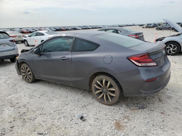 HONDA CIVIC EXL 2014 gray coupe gas 2HGFG3B04EH506083 photo #3