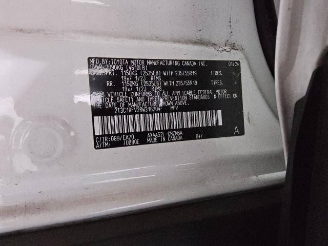 2024 TOYOTA RAV4 XLE P 2T3C1RFV2RW316204