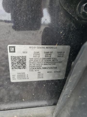 2019 GMC ACADIA SLE - 1GKKNSLS6KZ131715