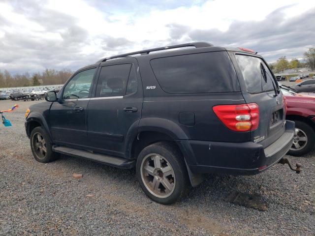 TOYOTA SEQUOIA SR 2002 black  gas 5TDBT44A32S068707 photo #3
