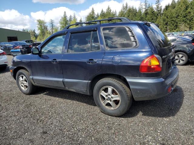 HYUNDAI SANTA FE G 2004 blue  gas KM8SC13D34U828462 photo #3