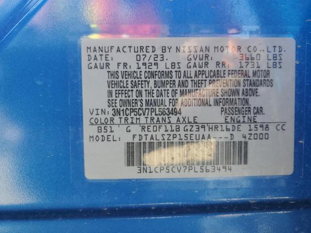 2023 NISSAN KICKS SV - 3N1CP5CV7PL563494