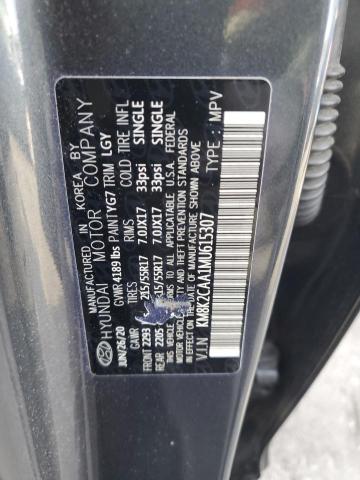 2021 HYUNDAI KONA SEL KM8K2CAA1MU615307