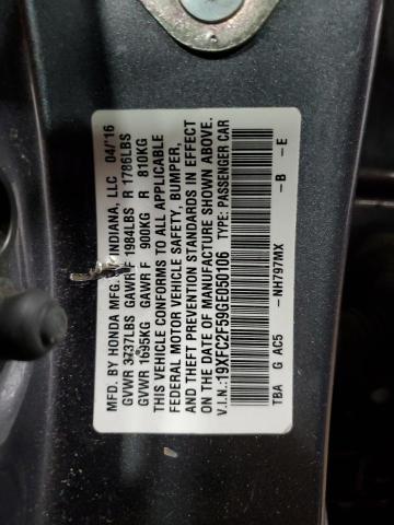 2016 HONDA CIVIC LX - 19XFC2F59GE050106