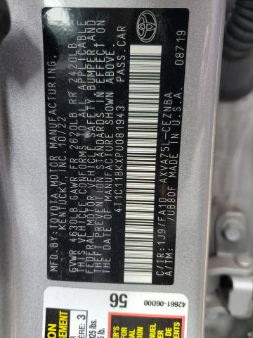 2023 TOYOTA CAMRY LE - 4T1C11BKXPU081943