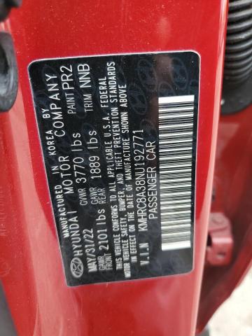 2022 HYUNDAI VENUE SEL - KMHRC8A38NU192771