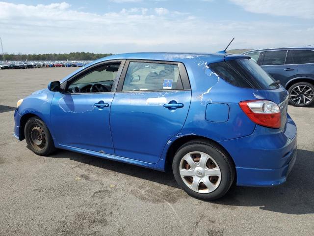 TOYOTA MATRIX 2009 blue  gas 2T1LE40E09C009284 photo #3