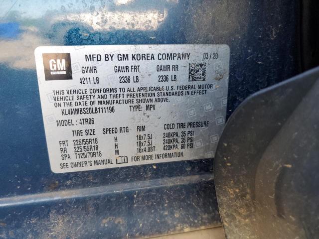 2020 BUICK ENCORE GX - KL4MMBS20LB111196