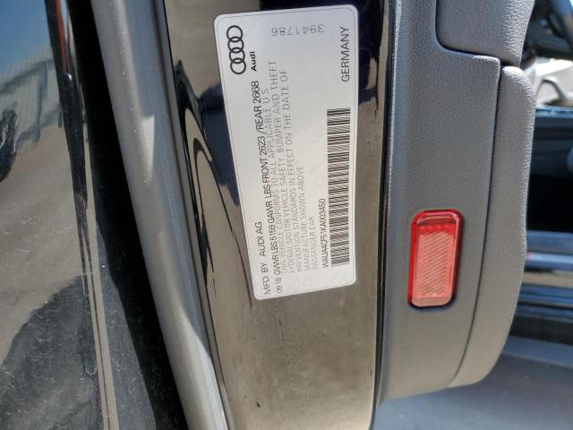 2019 AUDI S5 PREMIUM WAUA4CF51KA003450