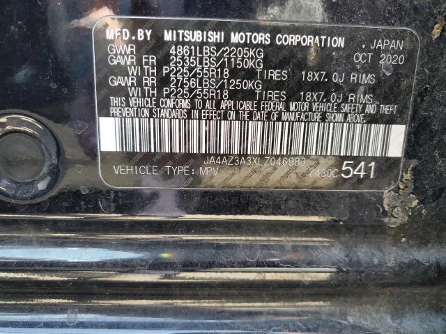 2020 MITSUBISHI OUTLANDER - JA4AZ3A3XLZ046983