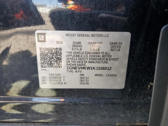 2019 CHEVROLET TRAVERSE L - 1GNEVHKW1KJ156012