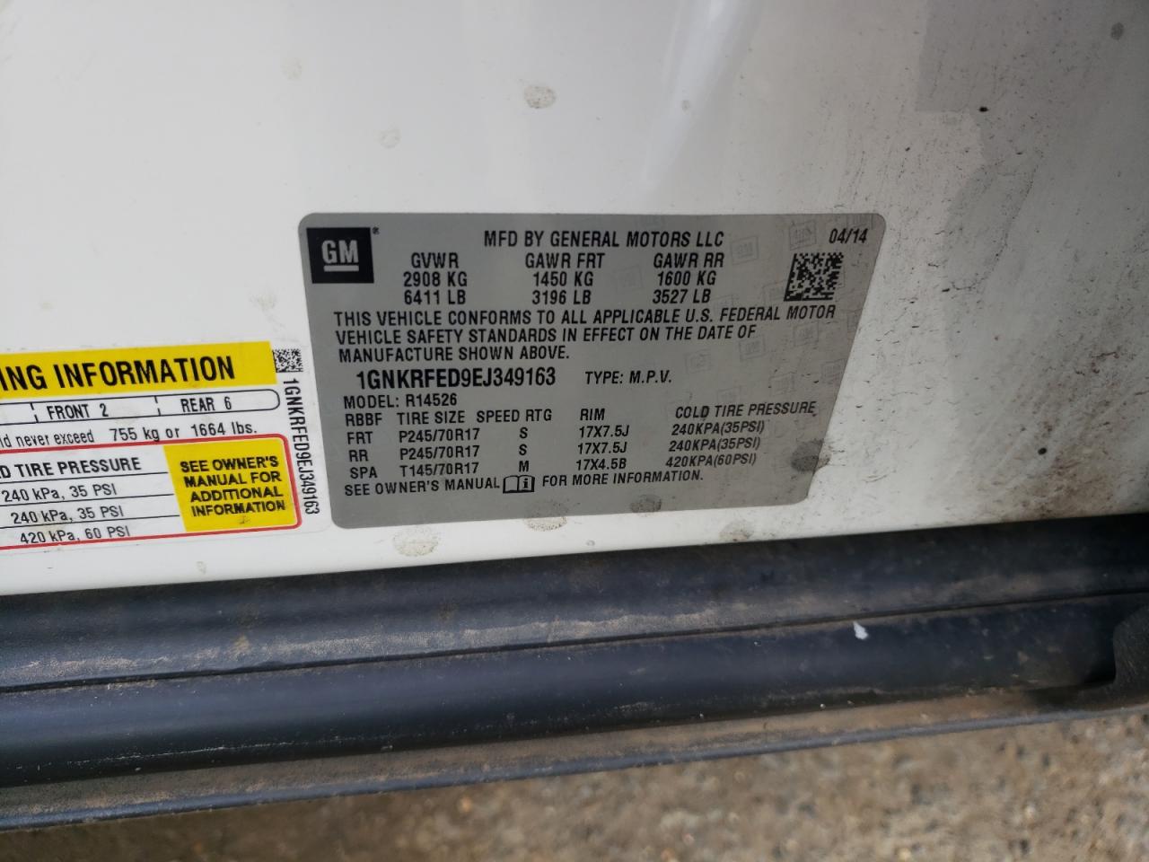 CHEVROLET TRAVERSE LS