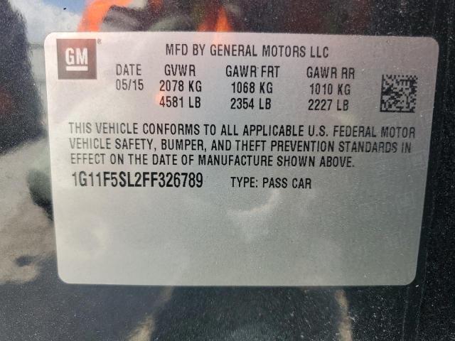 2015 CHEVROLET MALIBU LTZ - 1G11F5SL2FF326789