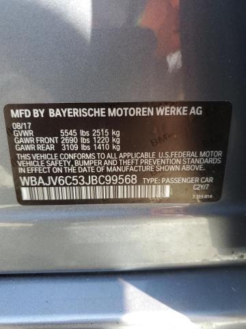2018 BMW 640 XIGT WBAJV6C53JBC99568
