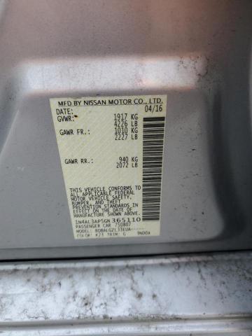 2016 NISSAN ALTIMA 2.5 - 1N4AL3AP5GN365110