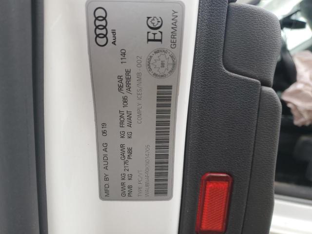 2019 AUDI A4 PROGRES - WAUBNAF40KN014705