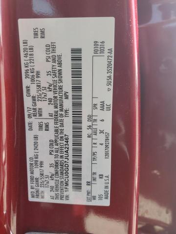 2018 FORD ESCAPE SE - 1FMCU0GD7JUA23467
