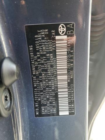 2017 TOYOTA COROLLA L - 5YFBURHE7HP592242