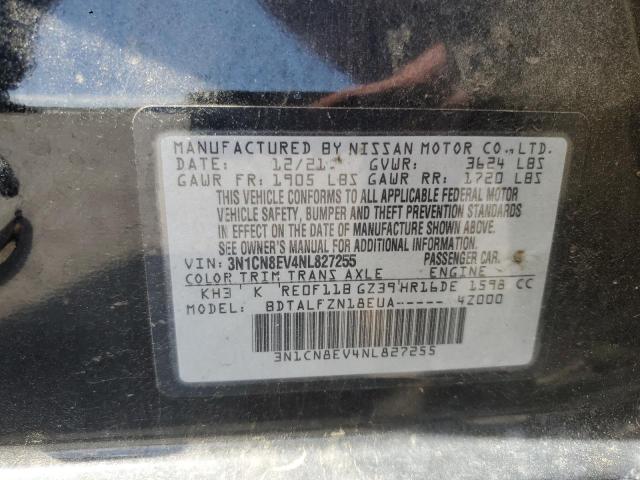 2022 NISSAN VERSA SV - 3N1CN8EV4NL827255