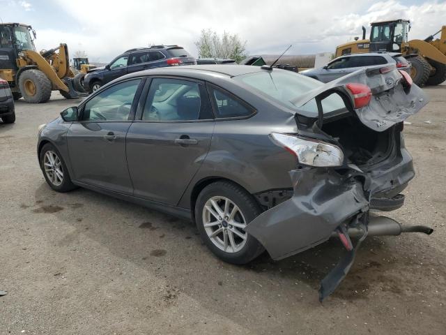 FORD FOCUS SE 2015 gray sedan 4d gas 1FADP3F27FL275742 photo #3
