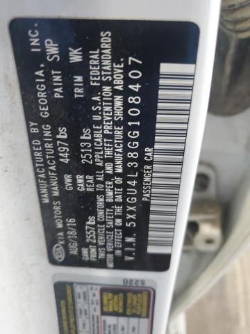 2016 KIA OPTIMA EX - 5XXGU4L38GG108407