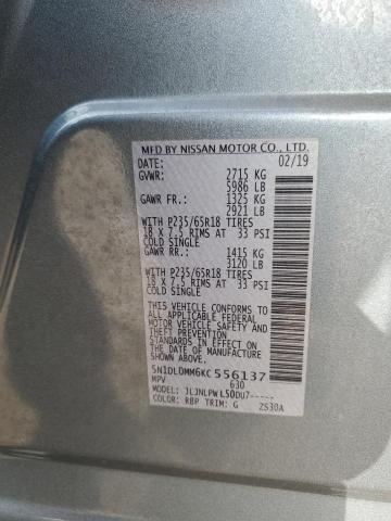 2019 INFINITI QX60 LUXE 5N1DL0MM6KC556137