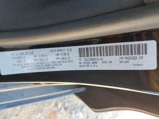 2016 CHRYSLER 200 LIMITE - 1C3CCCAB6GN191141